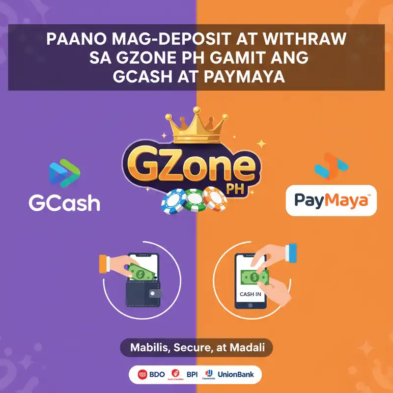 GZone PH GCash at PayMaya Deposit Guide